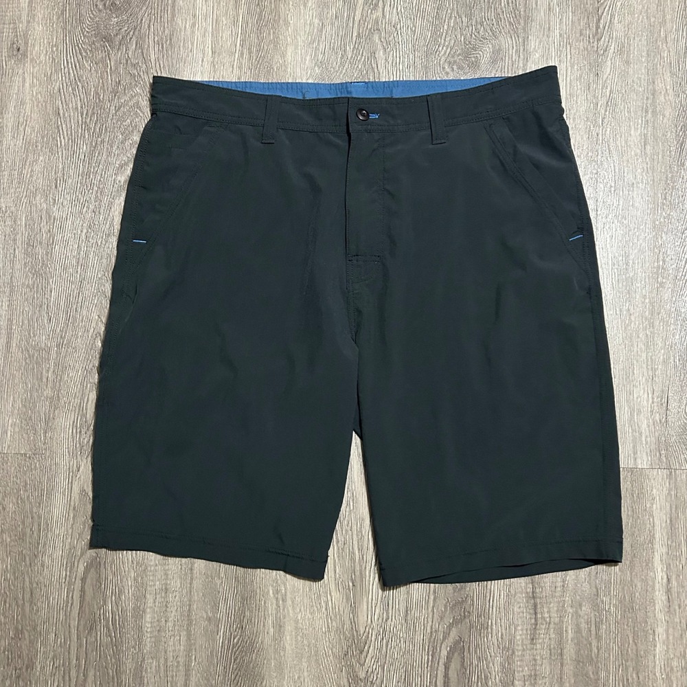 prAna Ansa Shorts Size 40 Black Stretch Hybird Hiking Outdoor 11" Inseam